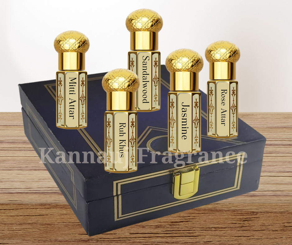 Kannauj Special Set-5X6ML | Authentic Indian Attar | Pure Natural Special Attar By Kannauj
