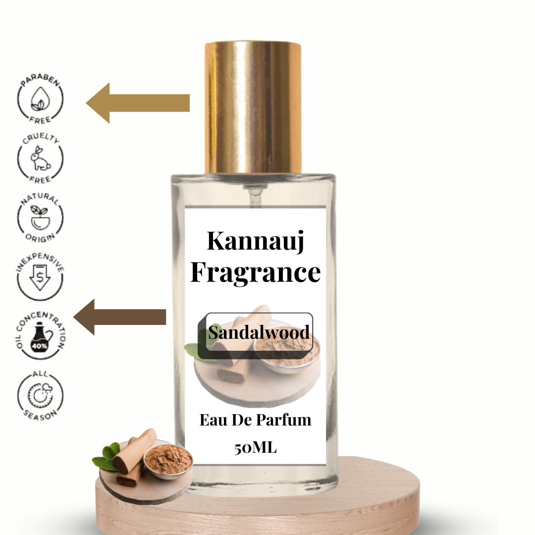 Sandalwood Perfume | Eau De Parfum By Kannauj | Natural Perfume