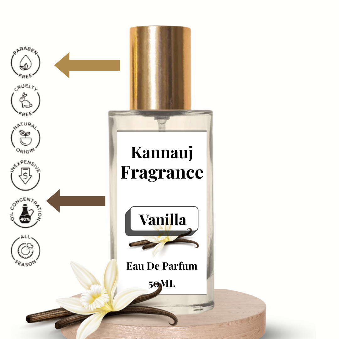 Vanilla Perfume | Eau De Parfum By Kannauj | Natural Perfume