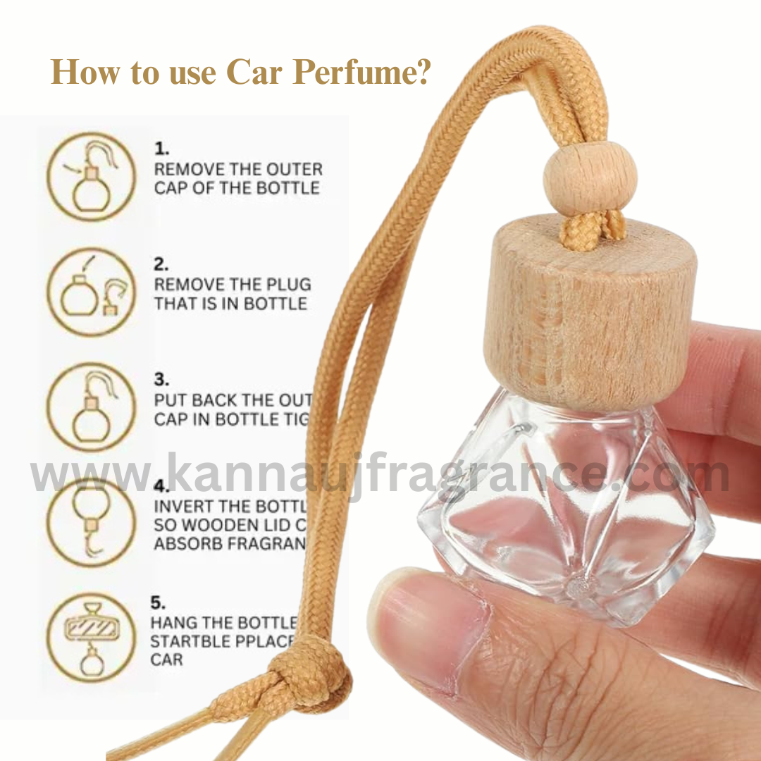 Rose Car Perfume By Kannauj Fragrance | Natural Fragrance