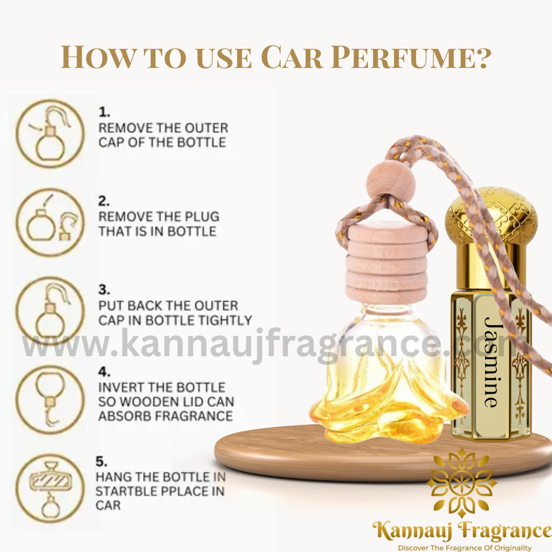 Jasmine Car Perfume By Kannauj Fragrance | Natural Fragrance