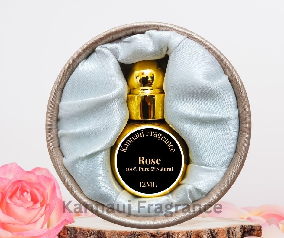 Rose Attar (Rosa damascena) | Authentic Indian Attar | Pure Natural Rose Attar By Kannauj