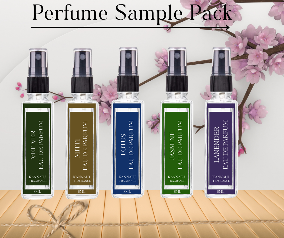 Natural Perfume Samples Kannauj Perfume Sample Kit