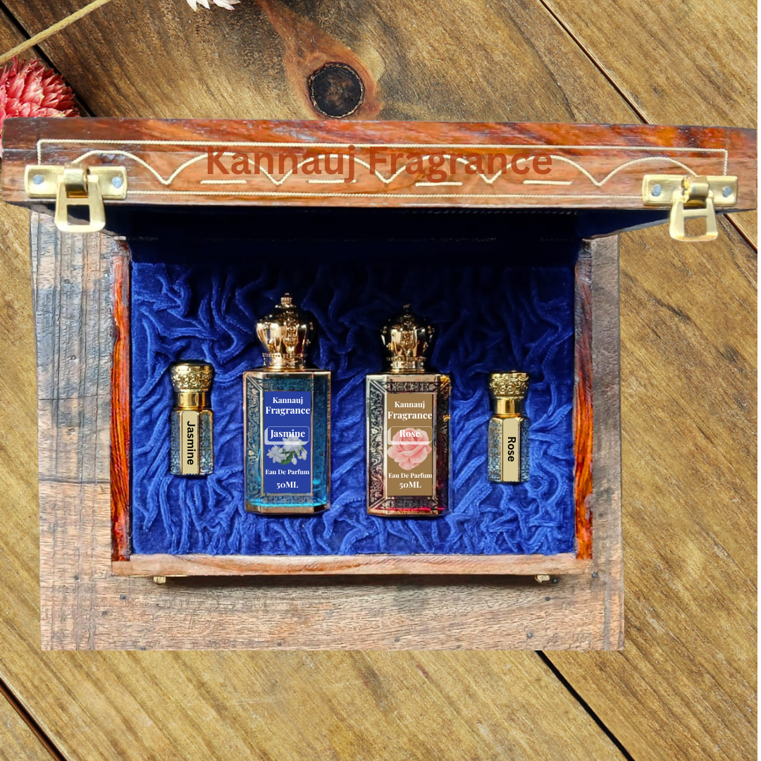 Discover Traditional & Indian Attar Gift Set By Kannauj