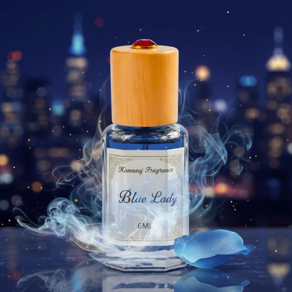 Blue Lady Attar - A Symphony of Pure Scent