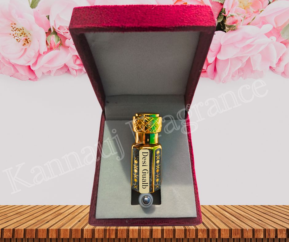 Desi Gulab Attar By Kannauj | Authentic Indian Attar