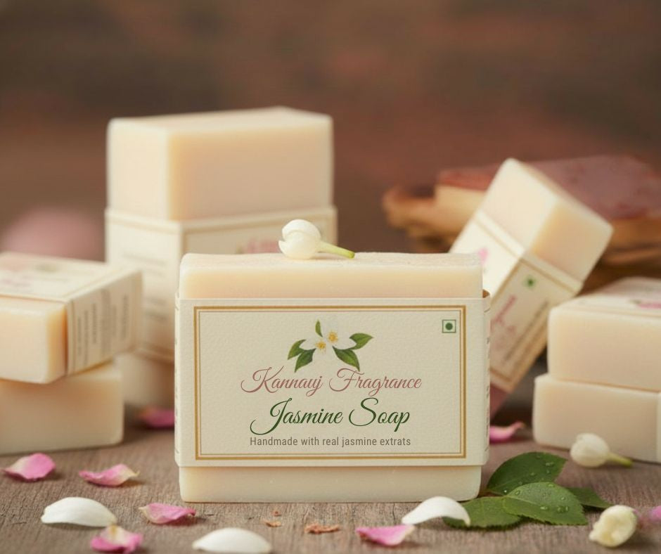 Natural Jasmine Soap | Handmade Soap By Kannauj