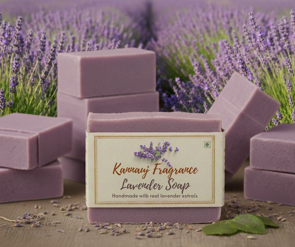 Natural Lavender Soap | Handmade Soap By Kannauj
