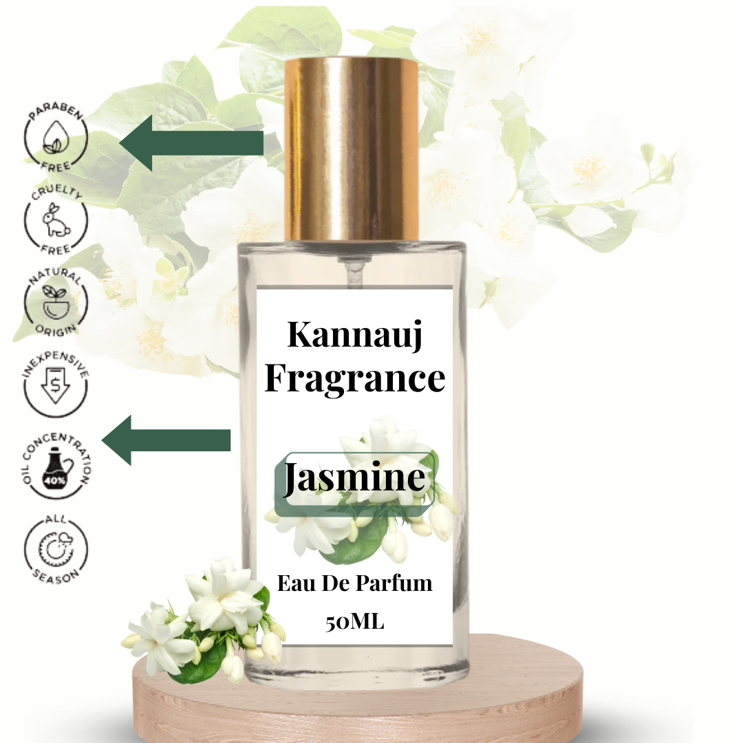 Jasmine Perfume | Eau De Parfum By Kannauj | Natural Perfume