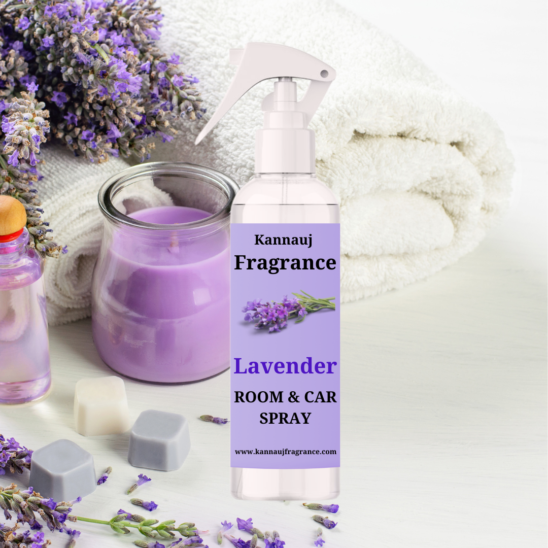 Lavender Spray (Room Freshener) | Natural Lavender Spray By Kannauj Fragrance