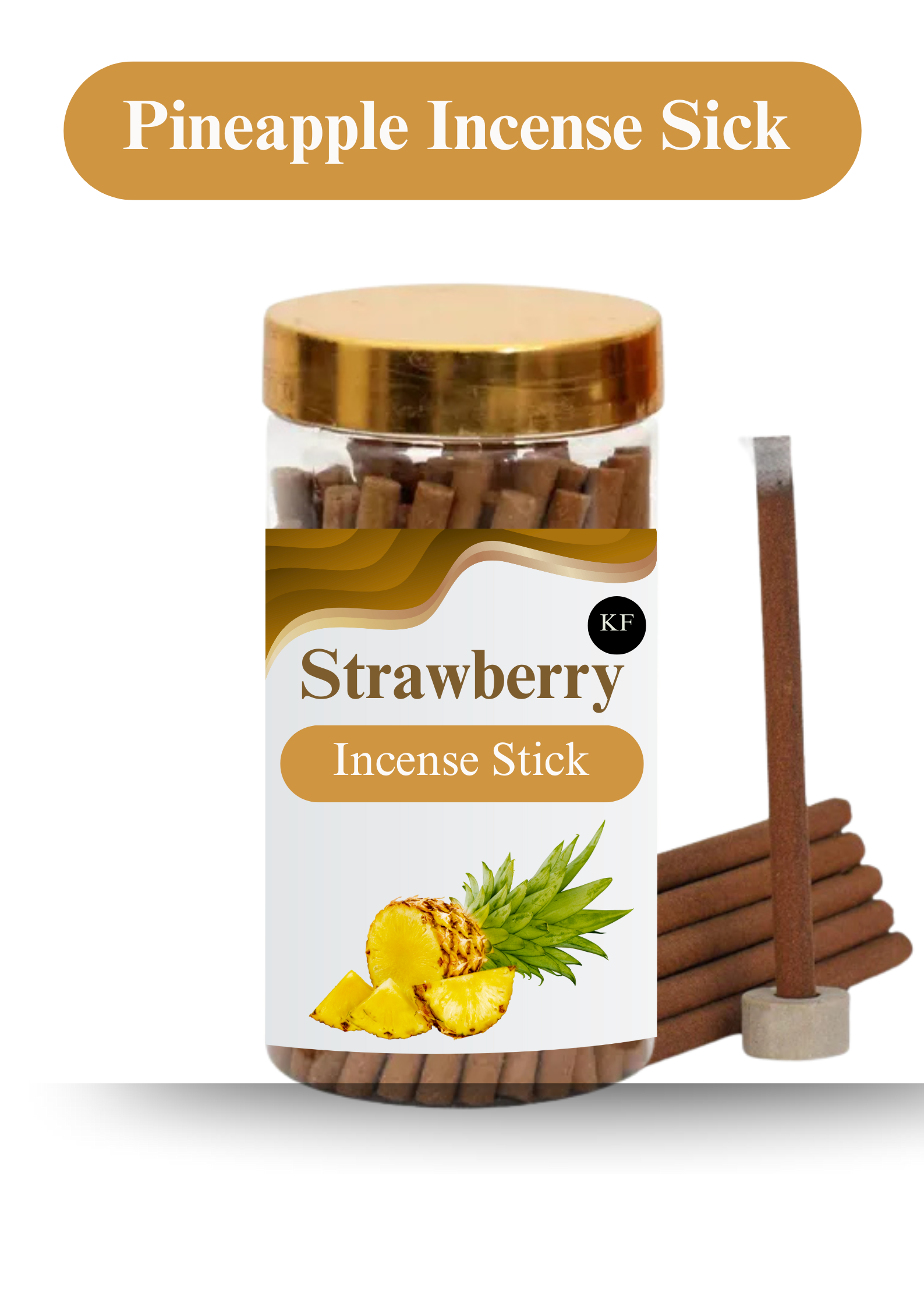 Pineapple Incense | Natural Incense Fragrance By Kannauj