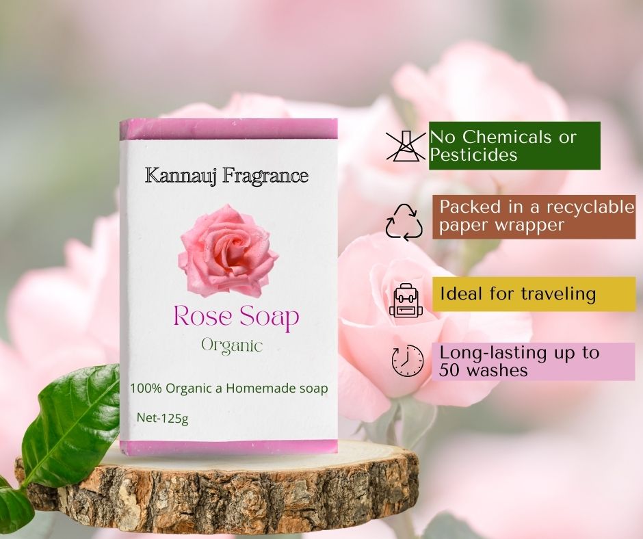 Rose Soap | Natural Soap By Kannauj