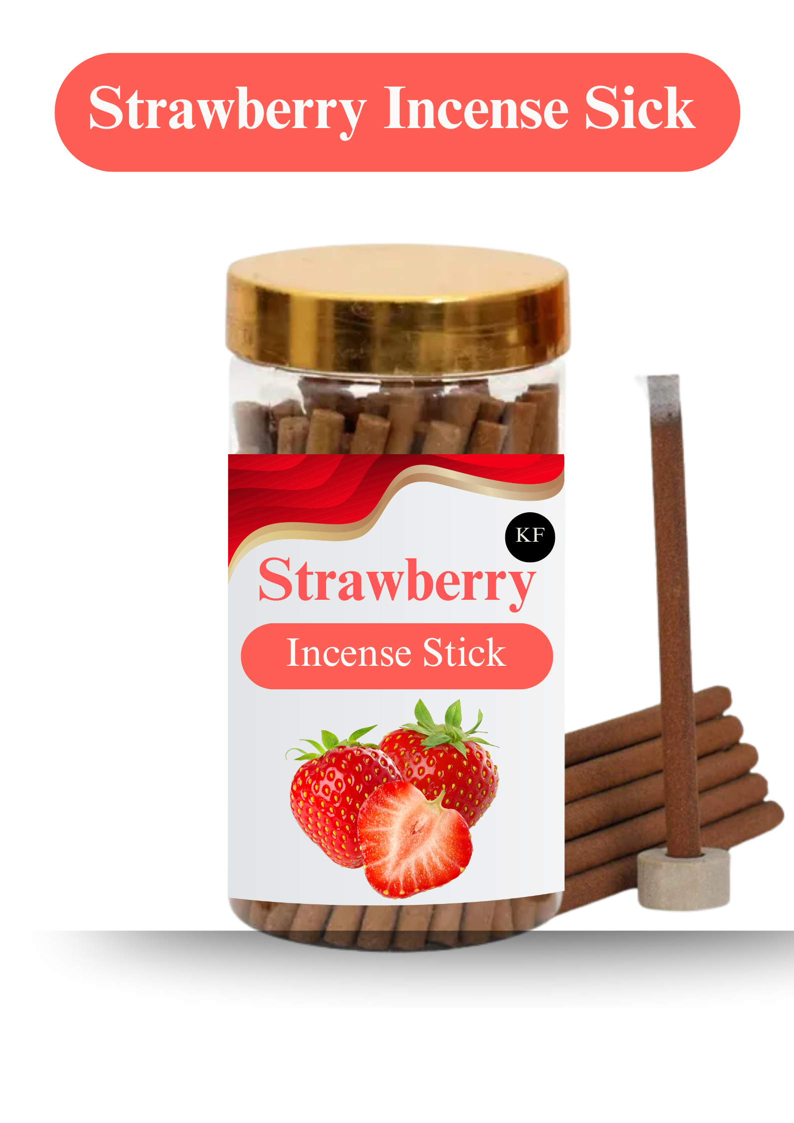 Strawberry Incense | Natural Incense Fragrance By Kannauj