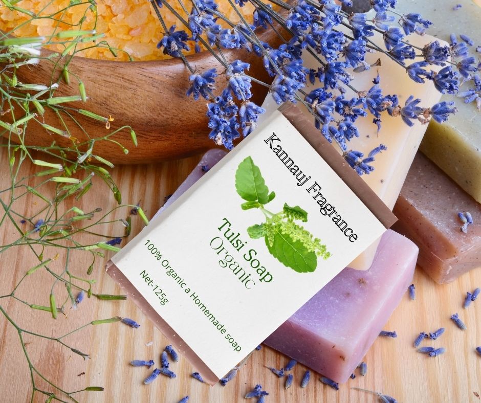 Natura Tulsi Soap | Natural Soap By Kannauj