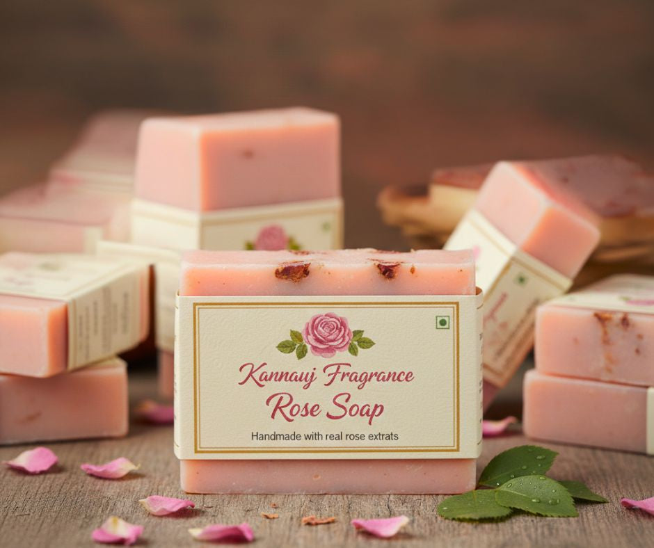 Rose Soap | Natural Soap By Kannauj
