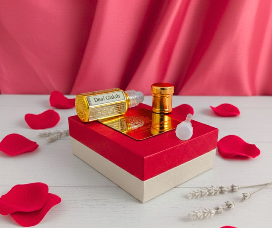 Desi Gulab Attar By Kannauj | Authentic Indian Attar