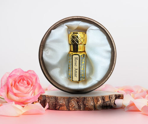 Rose Attar (Rosa damascena) | Authentic Indian Attar | Pure Natural Rose Attar By Kannauj