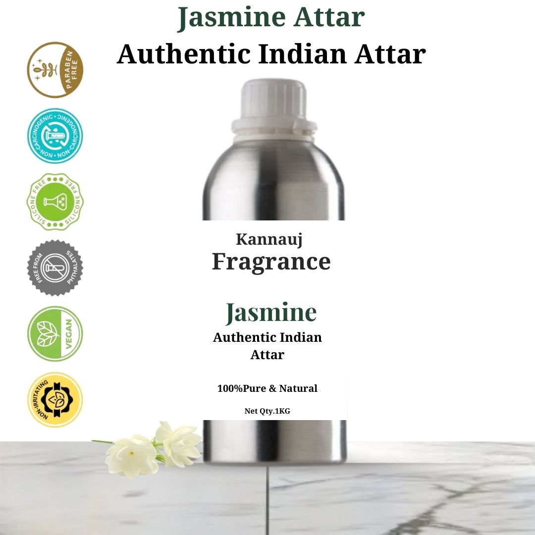 Jasmine Attar | Authentic Indian Attar | Pure Natural Jasmine Attar By Kannauj