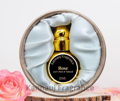 Rose Attar (Rosa damascena) | Authentic Indian Attar | Pure Natural Rose Attar By Kannauj