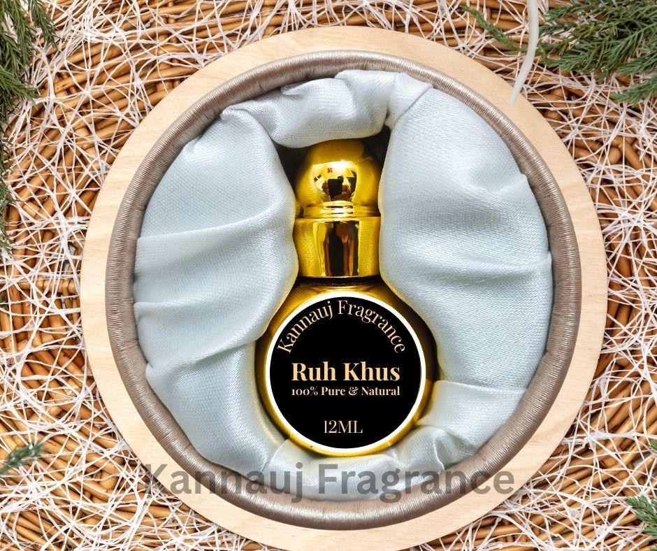 Ruh Khus | Attar Authentic Indian Attar | Pure Natural Mitti Attar By Kannauj