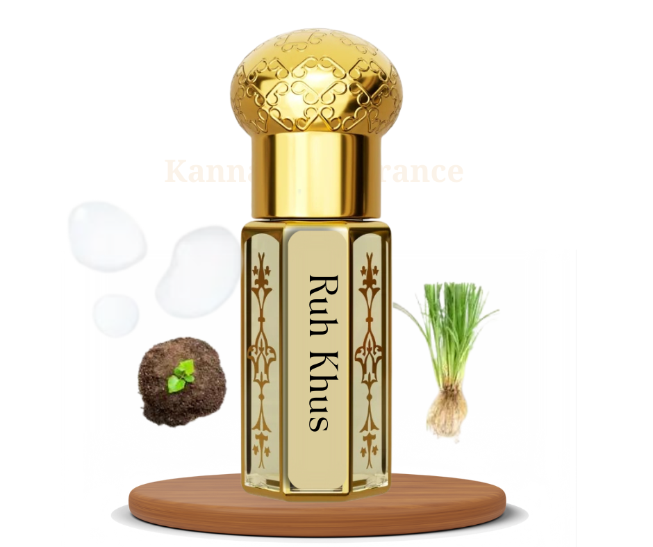 Ruh Khus | Attar Authentic Indian Attar | Pure Natural Mitti Attar By Kannauj
