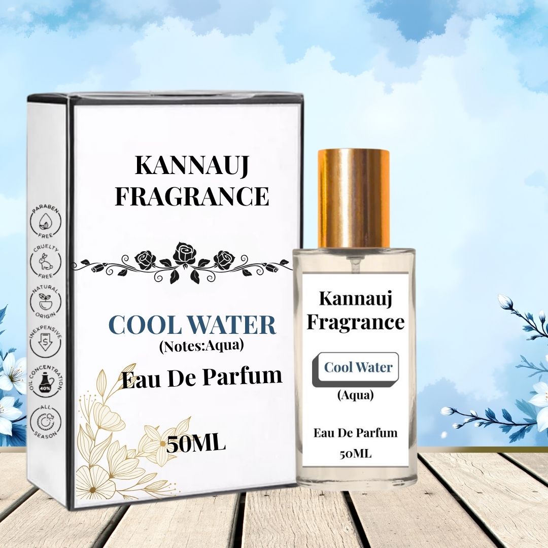 Cool Water Perfume | Eau De Parfum By Kannauj | Natural Perfume