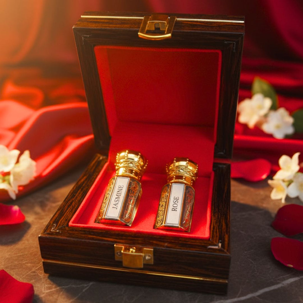 Evergreen Attar Combo Pack - (6ML Each) | Authentic India  Attar Gift Set