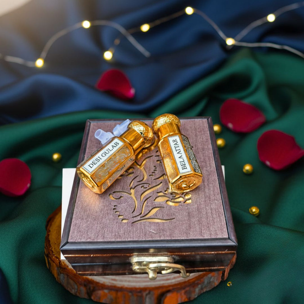 Floral Fantasy Attar Gift Set - (6ML Each) | Authentic India  Attar Gift Set