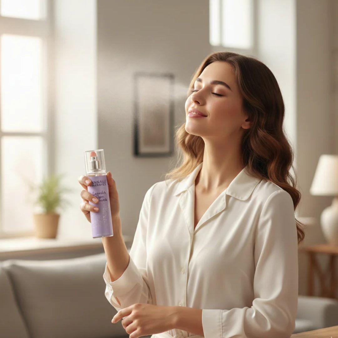 Lavender Spray (Room Freshener) | Natural Lavender Spray By Kannauj Fragrance