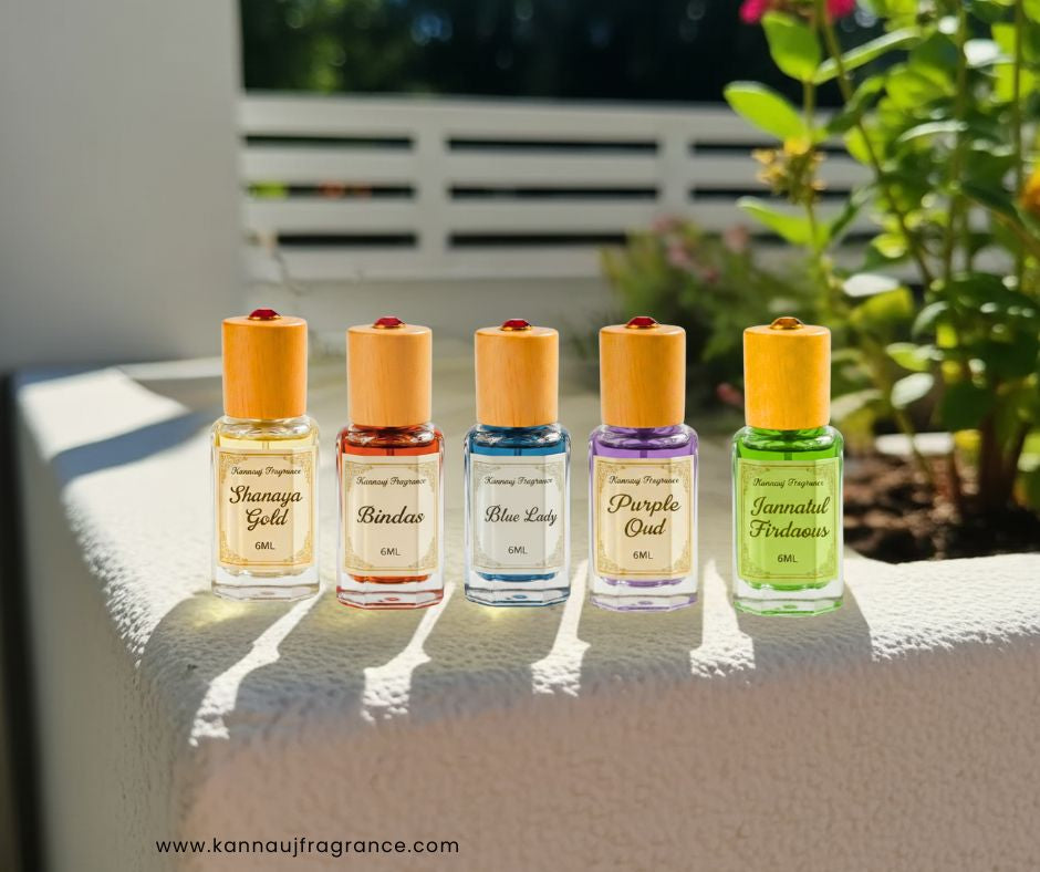 Ramdan Kareem & Eid Ul Fitr Special Attar Gift Set (5X6ML) for Men & Women