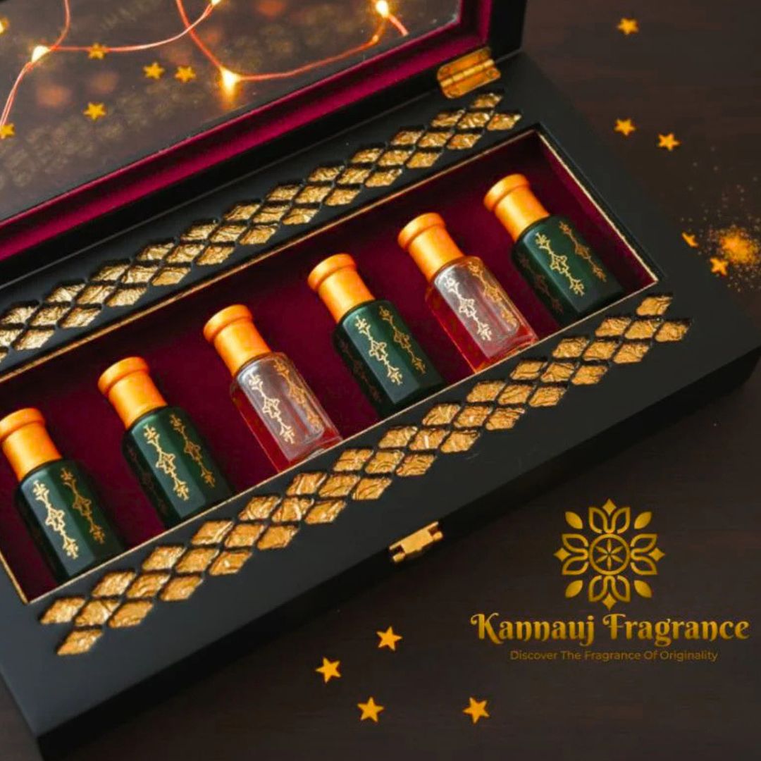 Kannauj Luxury Attar – Gift Pack (6mlx6)