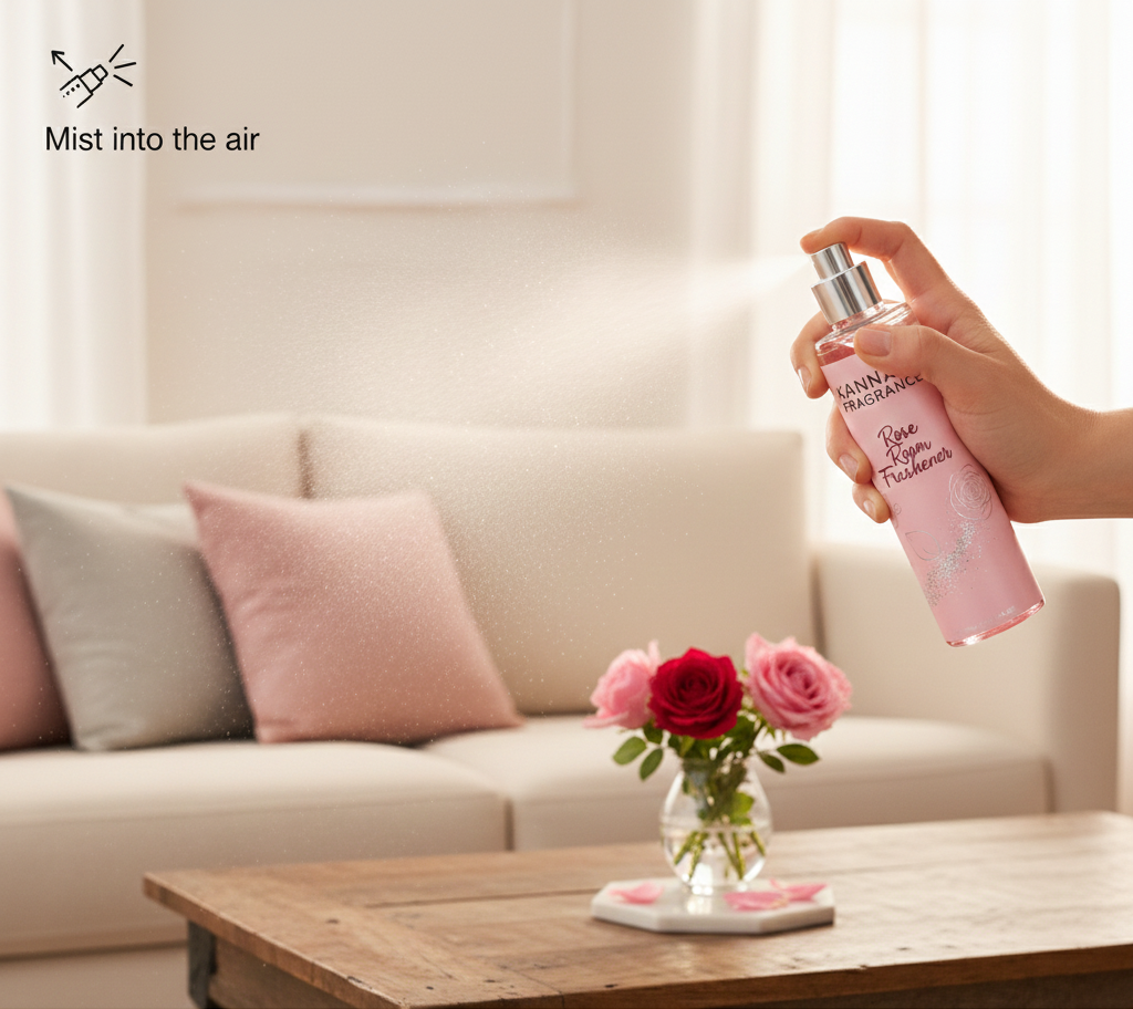 Rose Spray (Room Freshener) | Natural Rose Spray By Kannauj Fragrance