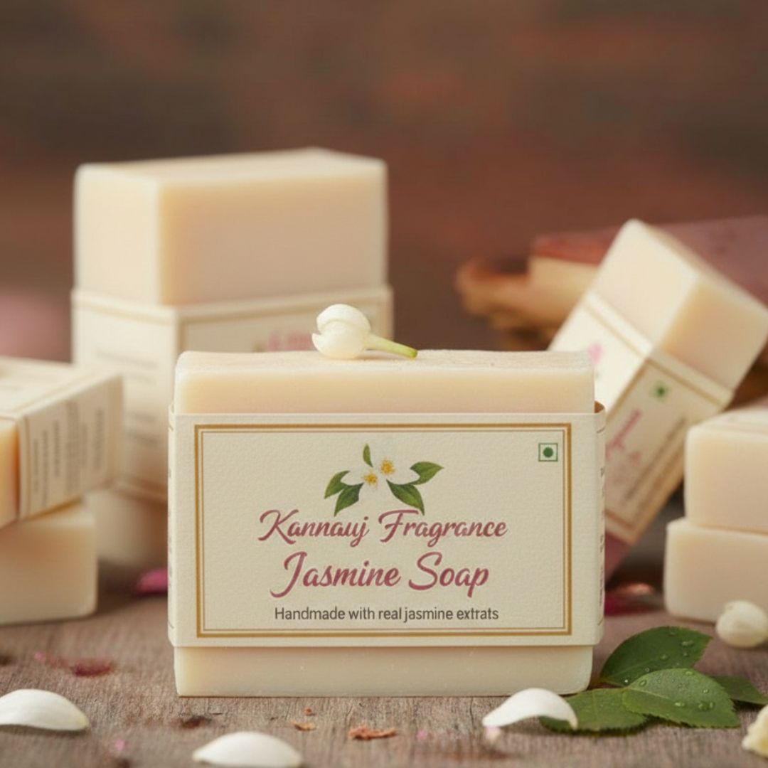 Natural Jasmine Soap | Handmade Soap By Kannauj