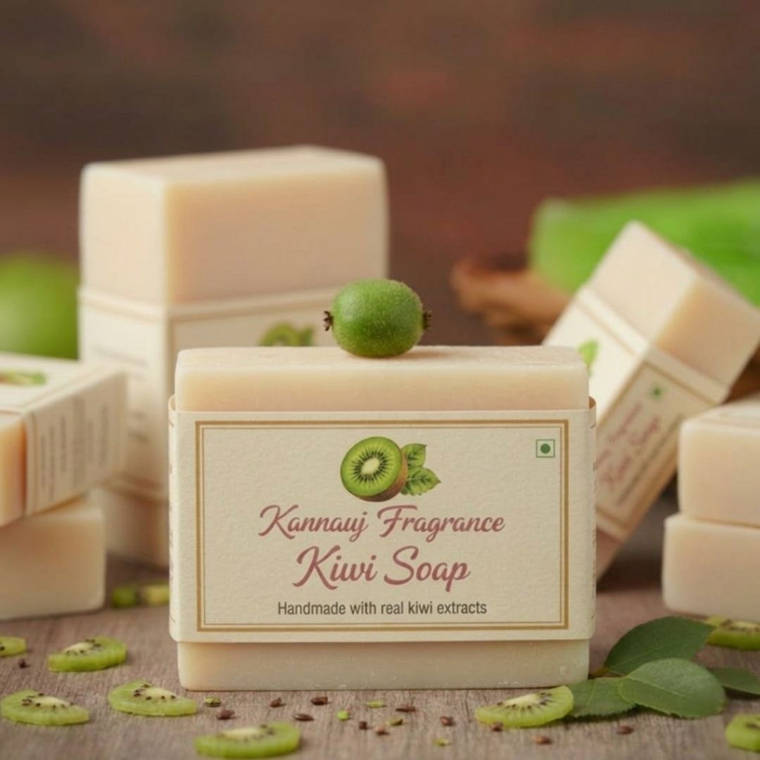 Natural Kiwi Soap | Handmade Soap By Kannauj