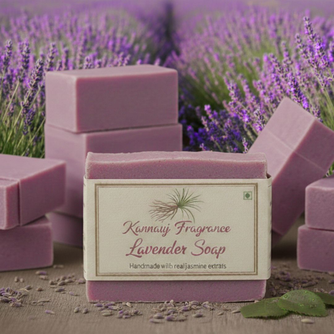 Natural Lavender Soap | Handmade Soap By Kannauj