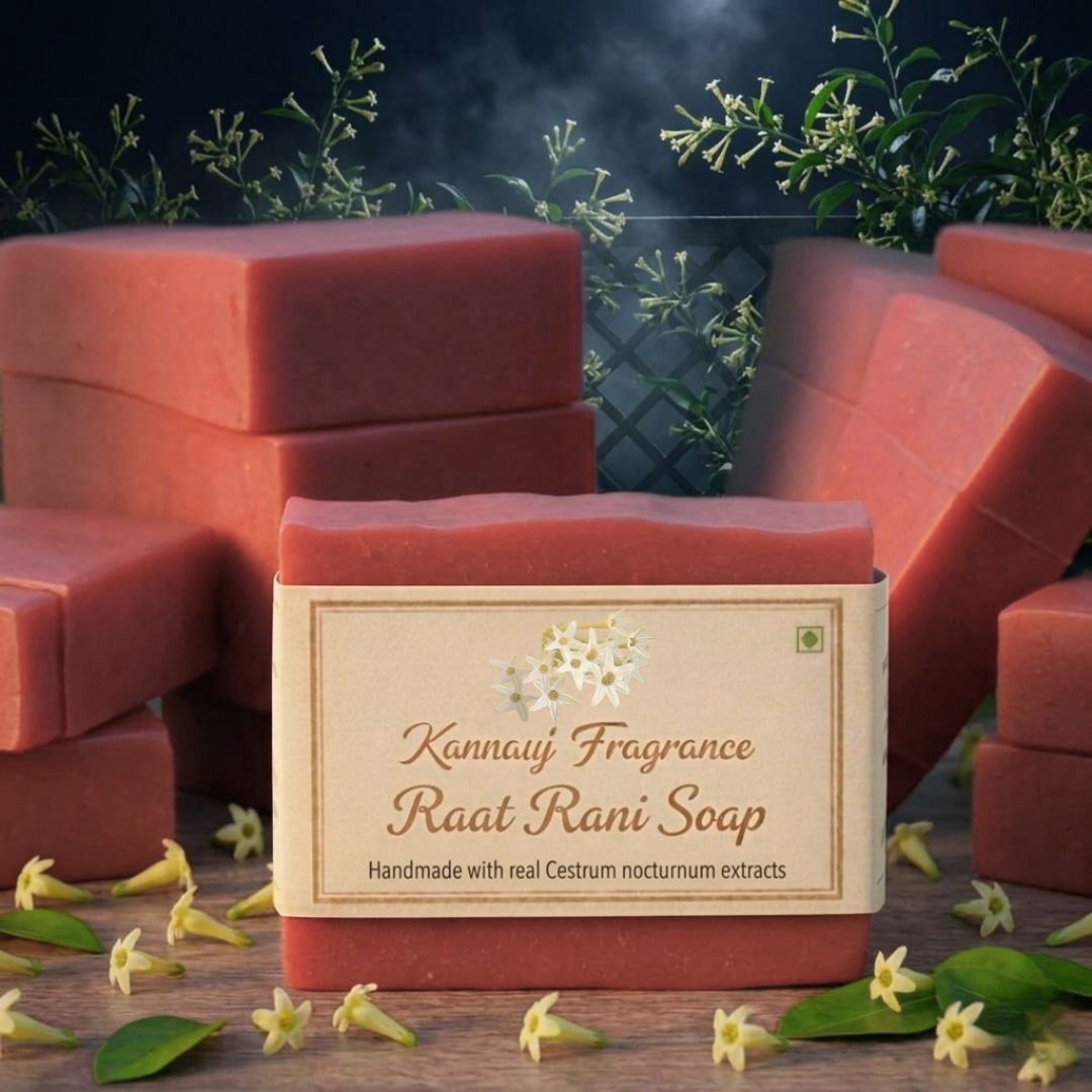 Natural Raat-Rani Soap | Handmade Soap By Kannauj