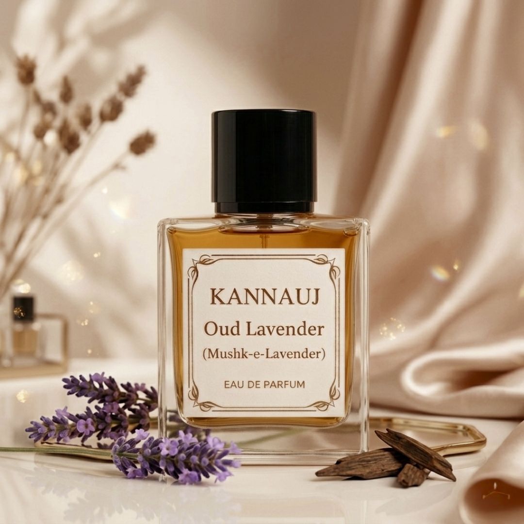 Oud Lavender Perfume - Eau De Parfum By Kannauj | Natural Perfume