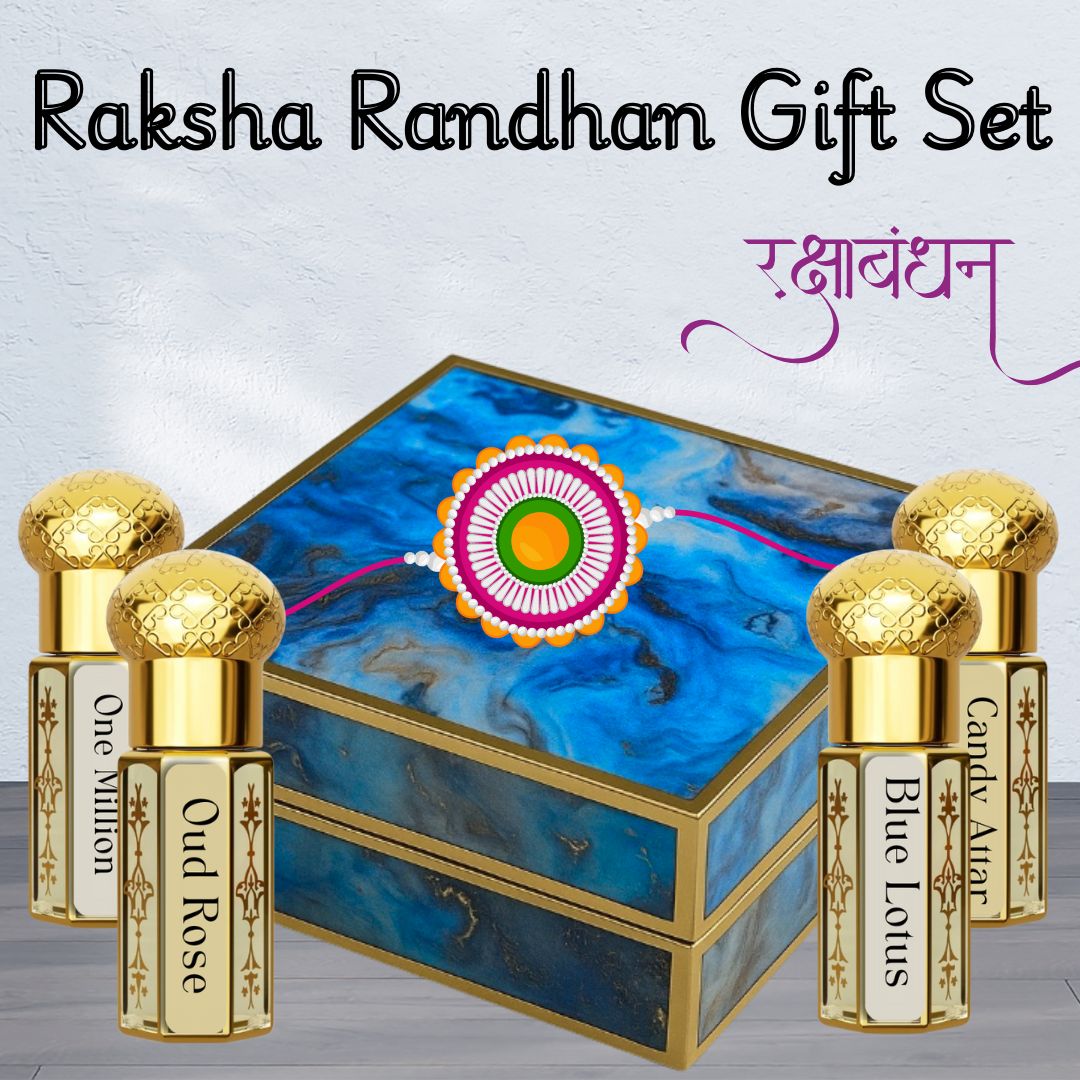 Raksha Randhan Gift Set-4x6ML | Authentic Indian Attar By Kannauj