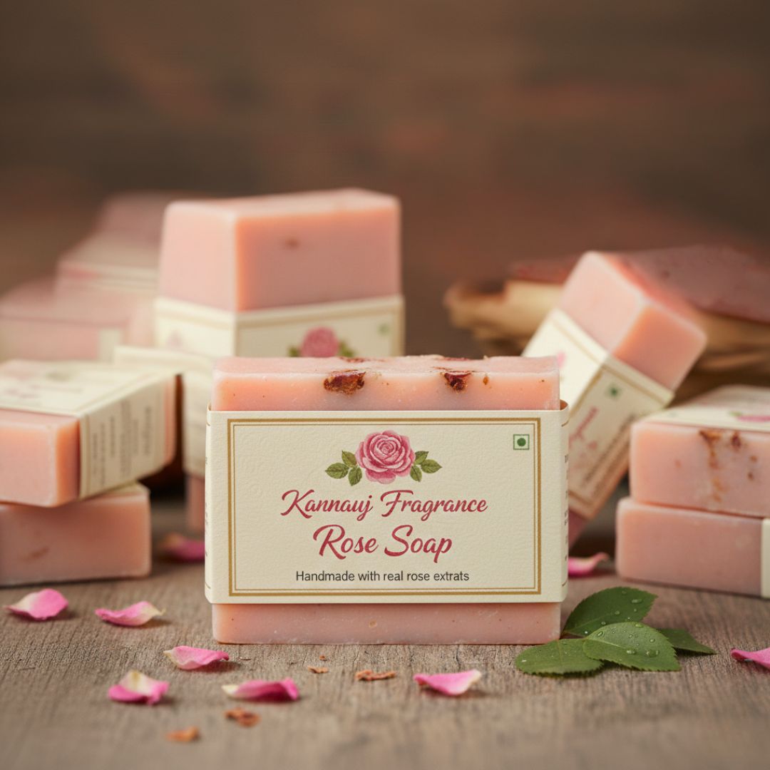 Rose Soap | Natural Soap By Kannauj