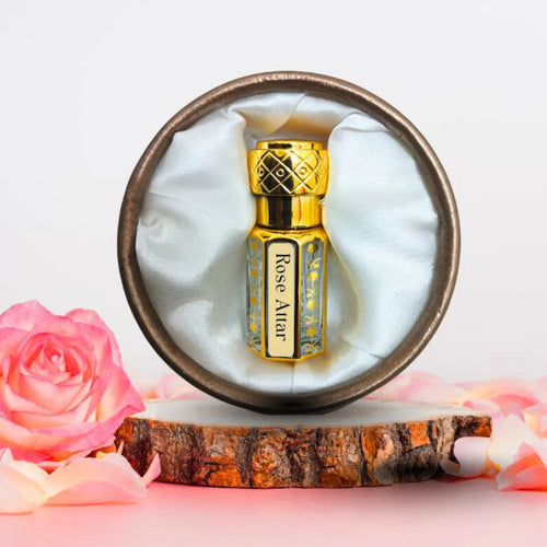 Rose Attar (Rosa damascena) | Authentic Indian Attar | Pure Natural Rose Attar By Kannauj