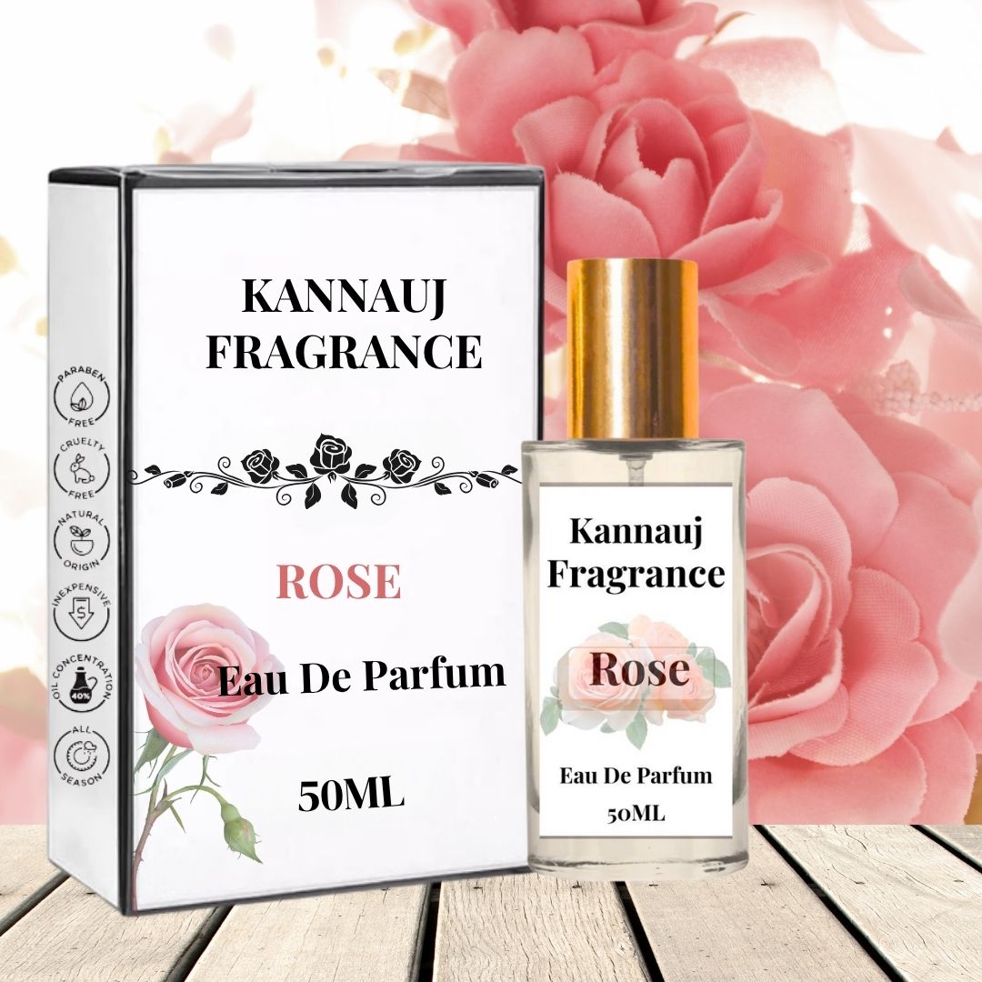 Rose Perfume | Eau De Parfum By Kannauj | Natural Perfume